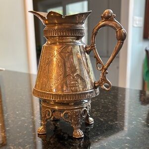 Ornate Silver Plate Pitcher